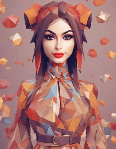 mulan,azula,low poly,lowpoly,geisha,inara,autumn theme,autumns,akali,momiji,petals,dianbai,asami,liora,autumn icon,zarina,autumn background,zhixue,nitaya,geisha girl,Digital Art,Low-Poly