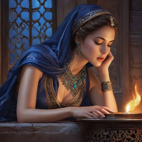 priestess,asenath,mervat,fantasy art,estess,sheherazade,jeweller,maryam,sigyn,frigga,fatemeh,inanna,sorceress,fantasy picture,persia,asherah,fantasy portrait,mythographer,miryam,jaina,Unique,Design,Blueprint