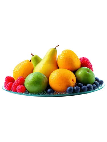 Fresh fruits, colorful arrangement, still life, glass table, morning light, shallow depth of field, vibrant colors, dew drops, 3/4 composition, soft focus, warm tone, HD details, intricate textures, j