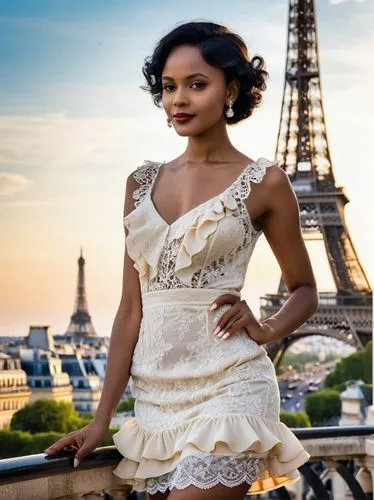 paris,universal exhibition of paris,eiffel,paris clip art,tiana,french digital background,bonjour bongu,eiffel tower,girl in a historic way,the eiffel tower,french culture,bridal clothing,french valentine,african american woman,france,girl in white dress,paris shops,micheline,eifel,eiffel tower french