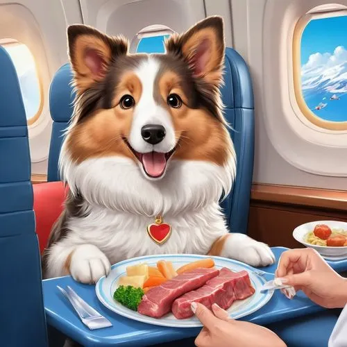 flying food,air new zealand,dog illustration,corgi,airplane passenger,cardigan welsh corgi,welsh cardigan corgi,australian shepherd,australian collie,jetblue,china southern airlines,the pembroke welsh corgi,business jet,flight attendant,pet food,swedish lapphund,airline travel,scotch collie,corgis,corporate jet,Illustration,Japanese style,Japanese Style 01