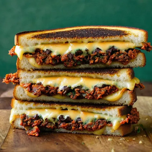 Chocolate Therapy: Sun-dried Tomato Pesto Grilled Cheese Sandwiches,bacon jam,patty melt,grilled cheese,sloppy joe,'nduja,melt sandwich,cemita,muffuletta,grilled bread,beef steak toast,baleada,panini,