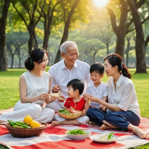 family picnic,picnickers,familysearch,picnicking,family care,eurasians,Illustration,Black and White,Black and White 32