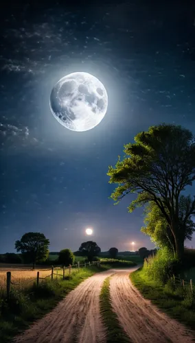 moonlit night,moonbeams,moon and star background,photo manipulation,moonlighted,fantasy picture,Photography,General,Natural