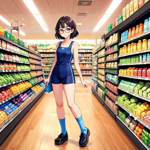 supermarket,odwalla,grocery,mmd,grocery store,mmds,Anime,Anime,Traditional