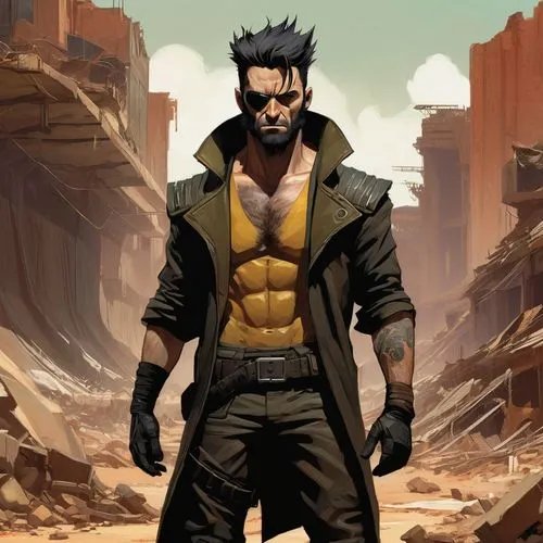 wolverine,logan,overhaul,kubert,barret,hannegan,kenshi,jubei,sabretooth,nextwave,daken,xanatos,punisher,guile,zagor,strider,kaz,x men,axton,jackman,Conceptual Art,Oil color,Oil Color 04