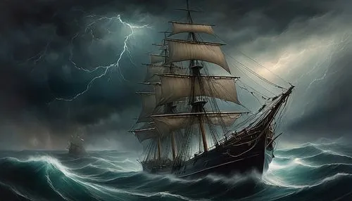 maelstrom,sea storm,ghost ship,galleon,sea sailing ship,stormbringer,caravel,sail ship,sailing ship,merchantman,privateering,greyjoy,angstrom,tallship,sea fantasy,whaleship,barquentine,charybdis,pirate ship,sailer,Conceptual Art,Daily,Daily 32