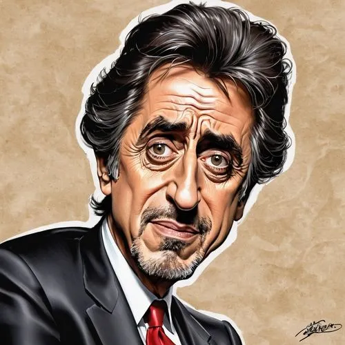 Al Pacino,pacino,petrogal,raghuvaran,francescoli,caricature,swearengen,agnelli,caricaturist,massoud,benenson,bachchan,renacci,caricatured,rgv,dariush,sarkozy,trueba,boualem,proops,digenova