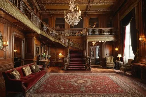 royal interior,entrance hall,hallway,victorian room,foyer,ornate room,wade rooms,claridge,holyroodhouse,harlaxton,staircase,highclere castle,the interior of the,mountstuart,outside staircase,ritzau,upstairs,ingestre,corridor,parlor,Illustration,Retro,Retro 16