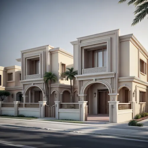 3d rendering,townhouses,build by mirza golam pir,residential house,new housing development,al qurayyah,gold stucco frame,stucco frame,residential property,prefabricated buildings,luxury property,exter