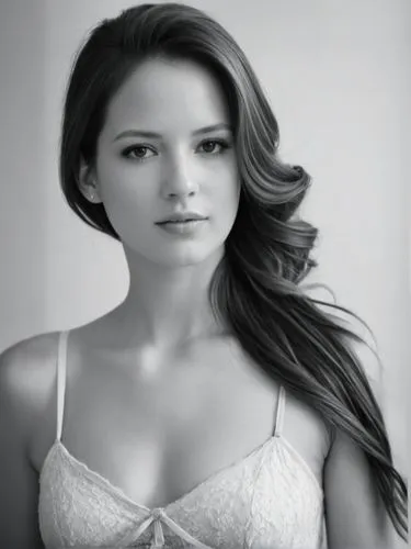 b&w photo: Lengthen her hair.,a black and white po of a beautiful woman,beautiful young woman,attractive woman,manohara,tammin,jennifer lawrence - female,hamulack,Photography,Black and white photograp