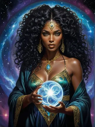 sorceress,earth chakra,wiccan,inanna,promethea,teferi,Illustration,Realistic Fantasy,Realistic Fantasy 22