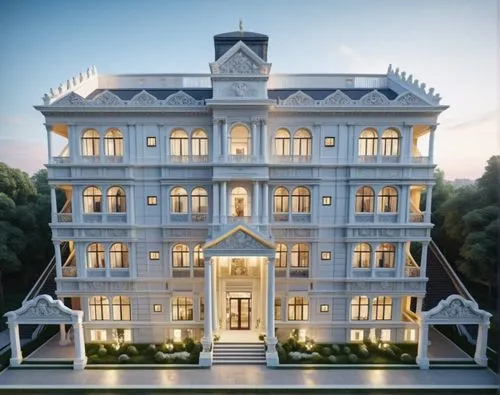 palladianism,sursock,model house,ritzau,kempinski,facade painting,Photography,General,Cinematic