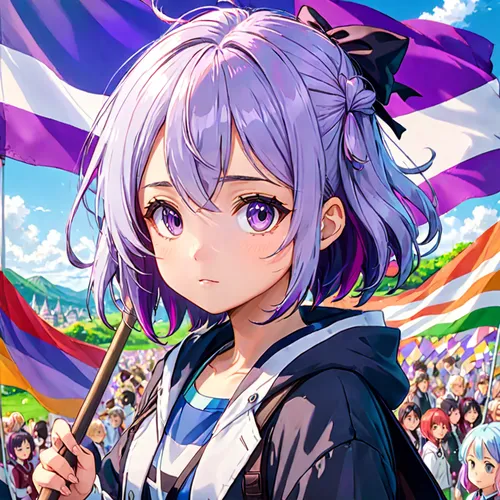 pride parade,rainbow background,rainbow flag,soft flag,yuki nagato sos brigade,colorful flags,nyan,pride,lgbtq,flags,bi,piko,gay pride,rainbow pencil background,would a background,flag,hd flag,flag staff,erika,harajuku,Anime,Anime,Traditional