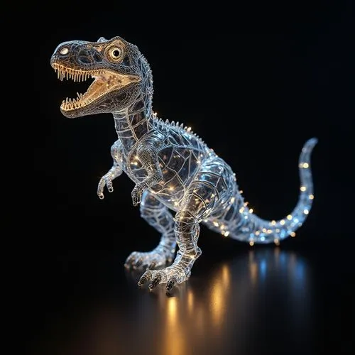 Dinosaur led,a light up dinosaurs toy is on a black background,carnotaurus,allosaurus,gorgosaurus,ceratosaurus,trex,dilophosaurus