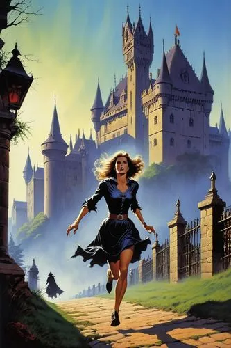 mcquarrie,eilonwy,hildebrandt,castlevania,mcquaide,prydain,frazetta,bewitched,cinderella,cendrillon,mcquary,mcquade,fantasyland,fantasy city,castles,disneyfied,fantasy picture,fleischer,fantasy world,female runner,Conceptual Art,Sci-Fi,Sci-Fi 19