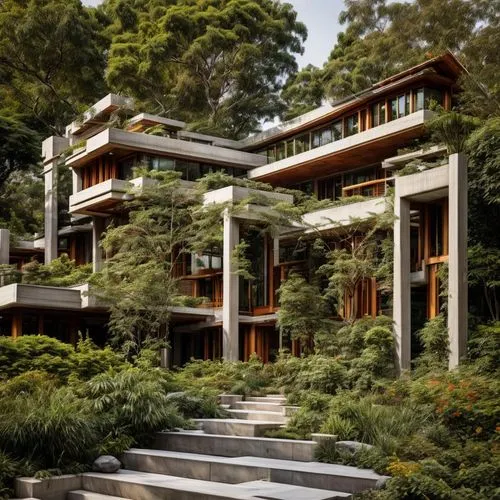 fallingwater,forest house,kimmelman,orinda,alishan,amanresorts,Architecture,Villa Residence,Modern,Organic Modernism 2