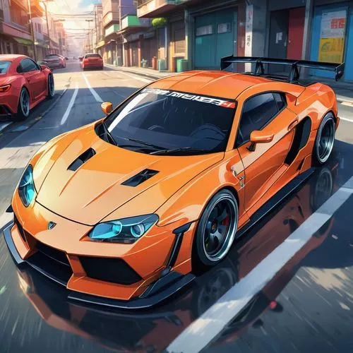 gulf,tigor,garrison,granturismo,supra,3d car wallpaper,Illustration,Japanese style,Japanese Style 03