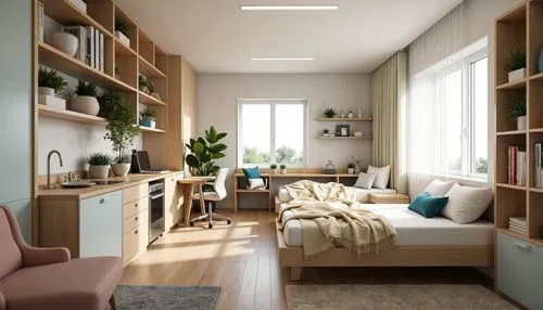 modern room,apartment,an apartment,shared apartment,loft,habitaciones,3d rendering,livingroom,home interior,sky apartment,hallway space,roominess,appartement,danish room,render,apartness,dorm,interiors,living room,giaimo