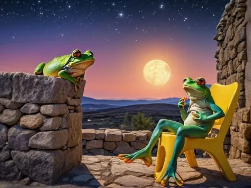 jazz frog garden ornament,fantasy picture,frog background,agamid,basiliscus,battletoads,gex,skywatchers,rango,frog gathering,chamaeleon,pasquel,tree frogs,serenata,basilisks,steeleye,frog king,guards of the canyon,3d fantasy,frog figure