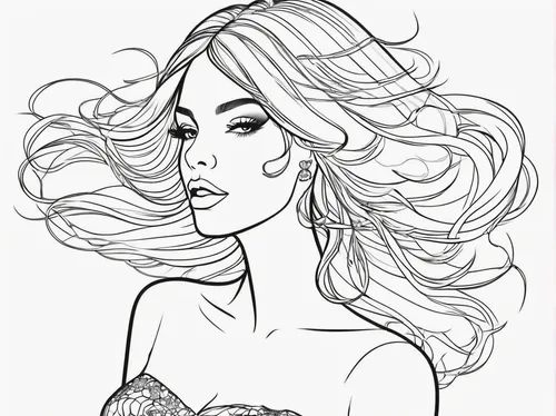 lineart,coloring pages,coloring page,fashion illustration,line art,line-art,valentine line art,line drawing,angel line art,coloring pages kids,mono-line line art,fashion sketch,mono line art,summer line art,gypsy hair,office line art,fashion vector,drawing mannequin,gold foil mermaid,flower line art,Illustration,Black and White,Black and White 04