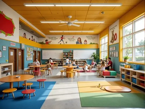 children's interior,prekindergarten,school design,kindergarten,children's room,montessori,kindergartens,schoolroom,classrooms,preschool,schoolrooms,kidspace,classroom,elementary school,kindercare,kids room,nursery,class room,prek,gymnastics room