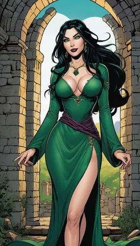 eldena,hela,gothel,enchantress,zatara,ghazan,Illustration,American Style,American Style 13