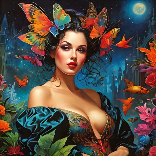 ulysses butterfly,fantasy art,cupido (butterfly),vanessa (butterfly),julia butterfly,passion butterfly,butterflies,butterfly floral,fantasy portrait,faerie,secret garden of venus,fantasy picture,fantasy woman,butterfly effect,lepidopterist,moths and butterflies,hesperia (butterfly),art painting,blue butterflies,butterfly background,Photography,General,Fantasy