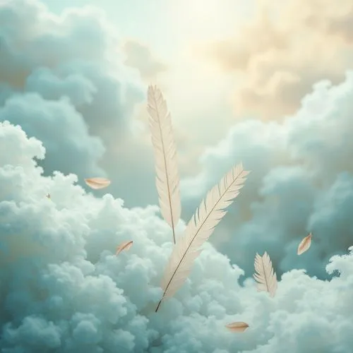 dandelion background,heavenward,paper clouds,fall from the clouds,white feather,cloudmont,heavenly ladder,flying seeds,dreamscapes,free background,cloud play,clouds - sky,dandelion flying,angel wings,cloudlike,digital background,angel wing,sky,clouds,cloudbase