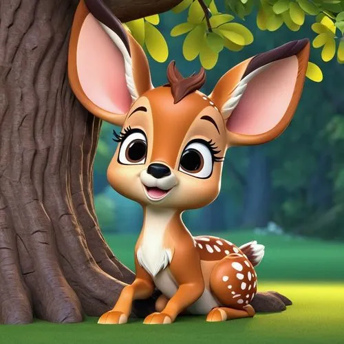 fawn,bambi,defence,cartoon animal,cute cartoon character,beulah,wile,garrison,alvin,dik,eevee,cute animal,jangi,nick,thumba,tufty,madagascan,bunzel,cute cartoon image,emule,Unique,3D,3D Character