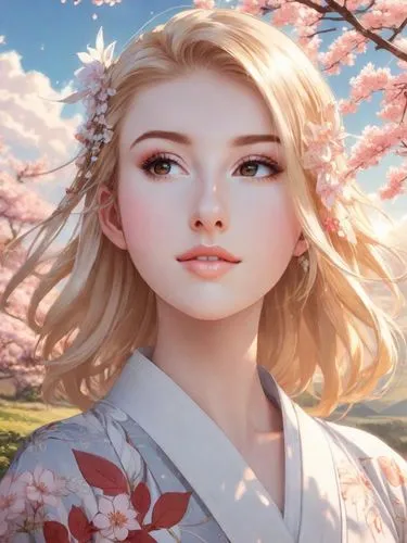 japanese sakura background,sakura background,sakura blossom,hanami,the cherry blossoms,white blossom,Digital Art,Anime