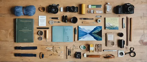 summer flat lay,christmas flat lay,flatlay,flat lay,camera gear,the living room of a photographer,photography equipment,travel bag,travel essentials,camera accessories,photo equipment with full-size,6x9 film camera,camera equipment,kit,camping gear,hiking equipment,contents,photographic equipment,components,carry-on bag,Unique,Design,Knolling