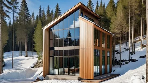 cubic house,timber house,snow house,inverted cottage,mountain hut,glickenhaus,snowhotel,winter house,snow shelter,small cabin,avalanche protection,arkitekter,frame house,passivhaus,chalet,ski facility,house in mountains,revit,wooden house,the cabin in the mountains,Photography,General,Realistic