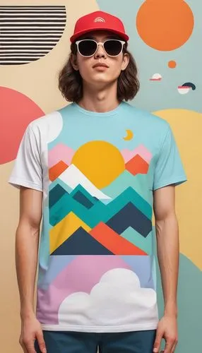 isolated t-shirt,print on t-shirt,80's design,t-shirt printing,abstract retro,cool remeras,fashion vector,beach background,gradient effect,vector graphic,3d mockup,t-shirt,t shirt,cloud mountain,colorful background,rainbow background,bicycle jersey,low-poly,tees,airbnb icon,Art,Artistic Painting,Artistic Painting 48