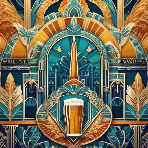 oktoberfest background,paulaner hefeweizen,brewery,art nouveau design,beer glass,beer tap,beer crown,art nouveau,beer cocktail,corona app,pint glass,taproom,craft beer,pub,mosaic glass,art deco background,drink icons,glasses of beer,beer tent,oktoberfest,Illustration,Vector,Vector 16