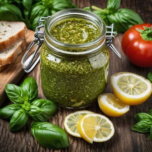 pesto,chimichurri,gremolata,lemon basil,herb butter,summer savory,mediterranean diet,za'atar,sofrito,tapenade,green sauce,cabbage soup diet,aromatic herbs,sauce gribiche,olive butter,naturopathy,herbes de provence,green juice,mediterranean cuisine,health food,Photography,General,Realistic