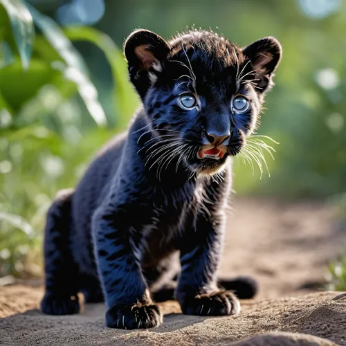 baby panther,tiger cub,cub,blue tiger,malayan tiger cub,young tiger,canis panther,panther,wild cat,lion cub,great puma,cheetah cub,clouded leopard,king of the jungle,pounce,head of panther,baby animal