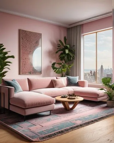 apartment lounge,livingroom,living room,modern decor,modern living room,sitting room,soft furniture,pink chair,an apartment,sofa set,interior design,gold-pink earthy colors,apartment,pink leather,modern room,soft pink,contemporary decor,sofas,great room,mahdavi,Photography,General,Sci-Fi