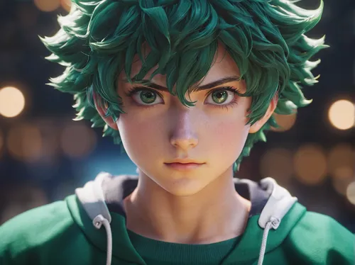 emerald,elf,alm,3d rendered,green eyes,green skin,malachite,3d render,anime boy,b3d,ren,green,anime 3d,anchovy,game character,green lantern,emerald sea,green aurora,male character,green tomatoe,Photography,General,Commercial