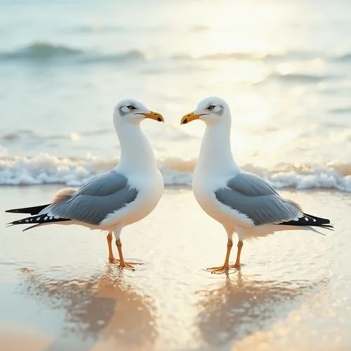 crested terns,sea gulls,kelp gulls in love,gulls,sea birds,bird couple