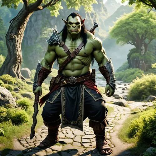 skaar,orc,orcish,githyanki,thrall,kotal,Photography,General,Realistic