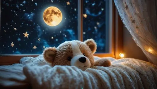 moon and star background,teddy bear waiting,night image,good night,moon night,moonlit night,night stars,romantic night,the moon and the stars,moonbeam,dreaming,stars and moon,stargazing,night star,night time,cuddly toys,you night,the night sky,night sky,starry sky,Photography,General,Fantasy