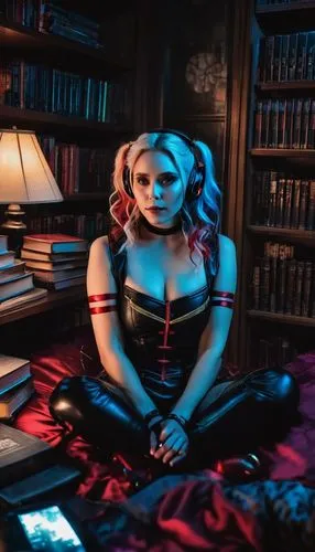 librarian,buffyverse,bibliophile,evanna,vampire woman,vampire lady,Illustration,Realistic Fantasy,Realistic Fantasy 46