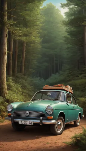 Incorporate a VW Squareback into a romantic comedy, where two strangers find love while embarking on a hilarious cross-country journey.,ford anglia,citroën ds,sunbeam alpine,notchback,sunbeam rapier,r