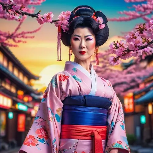 geisha,geisha girl,geiko,japanese woman,maiko,geishas,japanese sakura background,oiran,oriental princess,japanese culture,gion,bunraku,oriental girl,kimono,cherry blossom japanese,hanfu,sakura blossom,korean culture,hanbok,japanese cherry,Conceptual Art,Sci-Fi,Sci-Fi 27