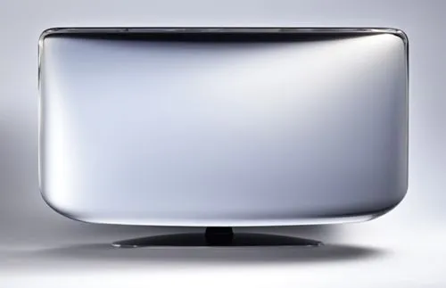 an old tv with a very bright reflective cover,cube surface,plasma tv,crt,mac pro and pro display xdr,computer monitor,ouya,Photography,General,Realistic