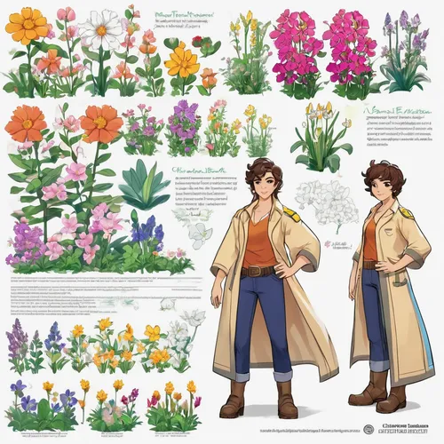 Transform your backyard into a colorful oasis with a beautiful flower border.,perennial plants,meadow primrose,verbena family,perennial plant,hawkweeds,carnation coloring,herbaceous,dogbane family,iro