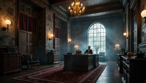 victorian room,courtroom,gringotts,ornate room,study room,dandelion hall,entrance hall,dining room,danish room,reading room,anteroom,wade rooms,vestry,parlor,foyer,empty interior,royal interior,sanctorum,greystone,deakins