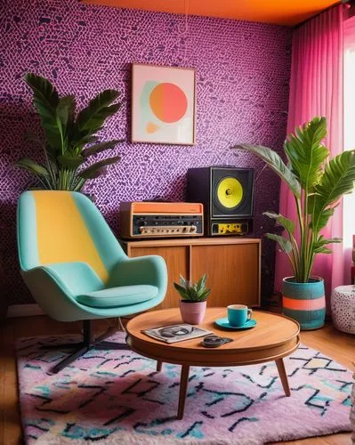 mid century modern,mid century,retro styled,mid century house,tropicana,livingroom,living room,mahdavi,retro modern flowers,midcentury,tropical house,abstract retro,modern room,apartment lounge,modern decor,great room,hifi,interior design,playing room,80's design,Art,Classical Oil Painting,Classical Oil Painting 24