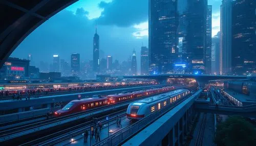 guangzhou,shanghai,futuristic landscape,bladerunner,cybercity,metropolis,dubai,coruscant,cityscape,lumpur,city at night,dystopian,cyberport,chengdu,light trail,futuristic,shenzhen,kaidan,dubai marina,cyberpunk,Photography,General,Realistic